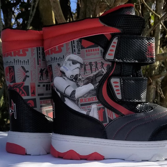 NWT Disney Star Wars  Rebels Toddler Boys Boots Small 5/6 - Picture 1 of 3